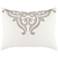 Patrina Ivory Hand-Embroidered Cotton Standard Pillow Sham