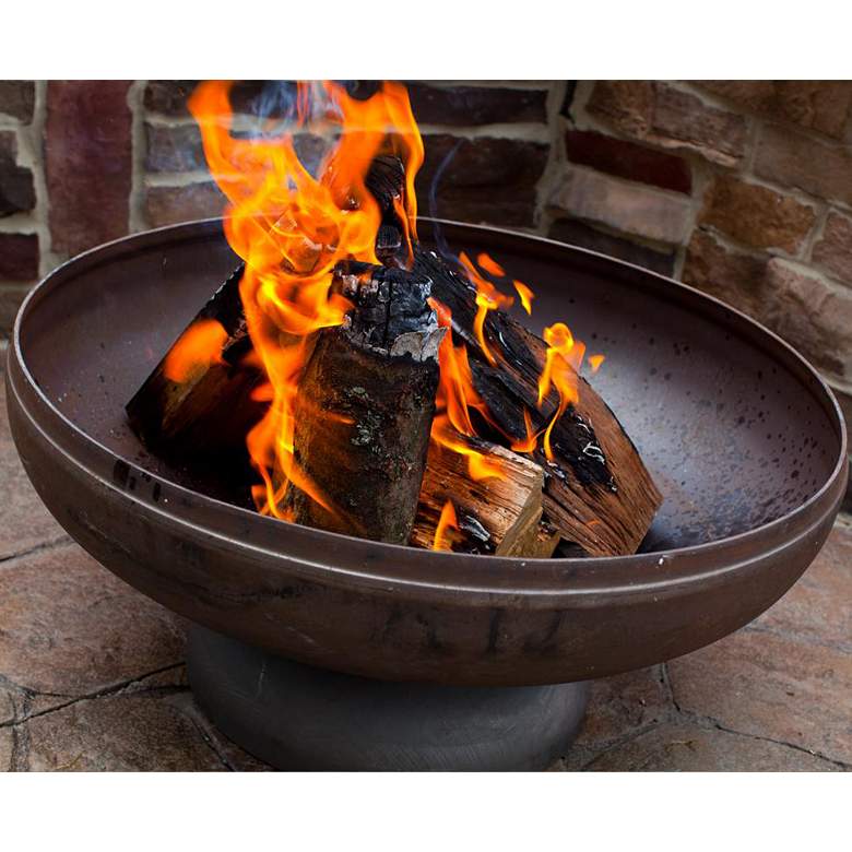 Image 3 Patriot 30" Wide Wood Burning Fire Pit more views