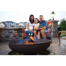 Image4 of Patriot 30" Wide Wood Burning Fire Pit more views