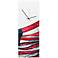 Patriotic 22" High US American Flag Wall Clock