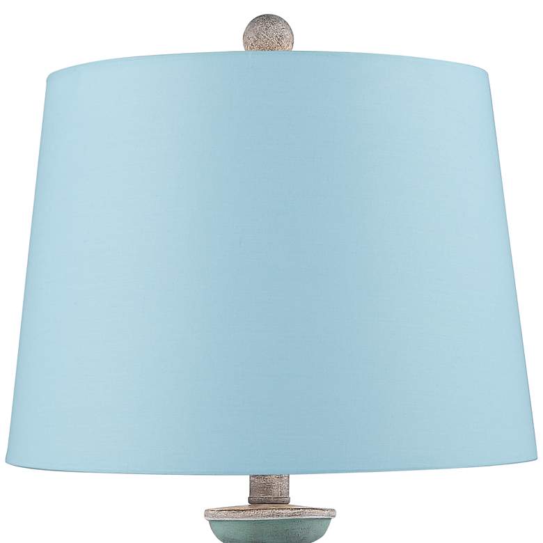 Image 2 Patsy Blue-Gray Washed Blue Hardback Table Lamps Set of 2 more views