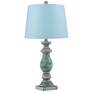 Patsy Blue-Gray Washed Blue Hardback Table Lamps Set of 2