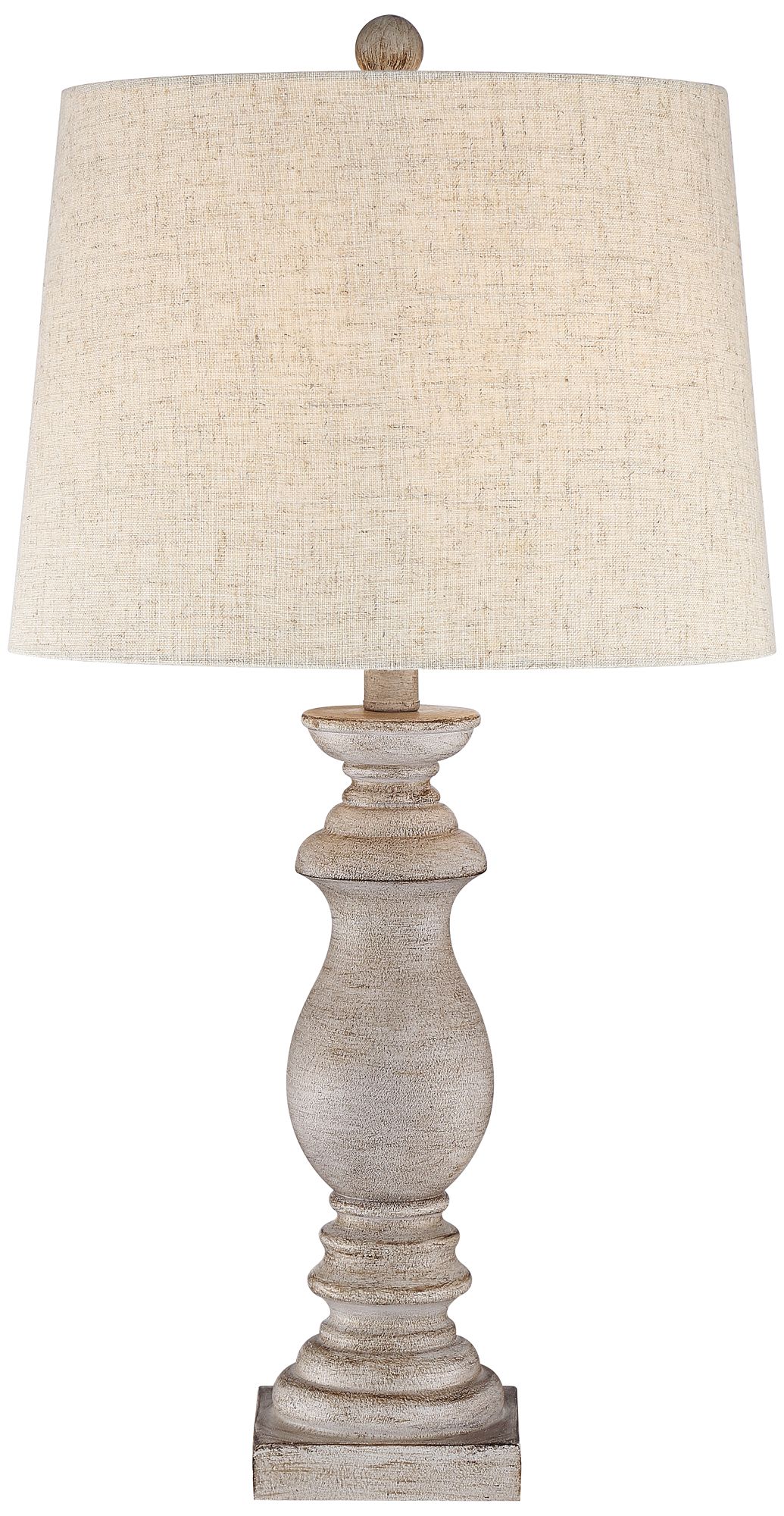 Patsy White-Washed Table Lamps Set of 2 with Smart Sockets