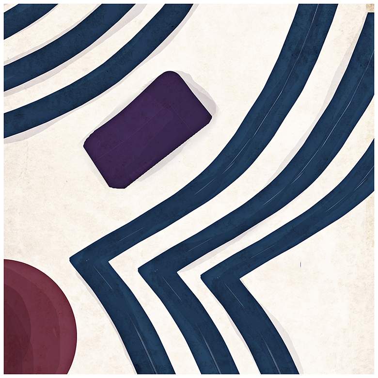 Image 1 Pattern Play Lines I 16" Square Canvas Wall Art