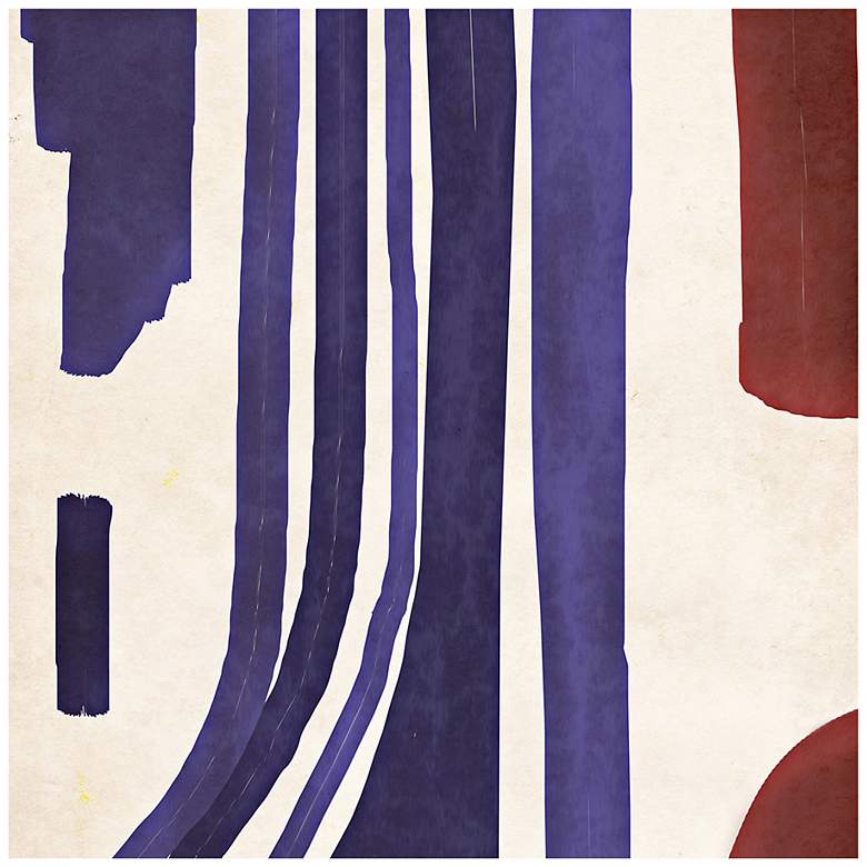 Image 1 Pattern Play Lines II 16" Square Canvas Wall Art