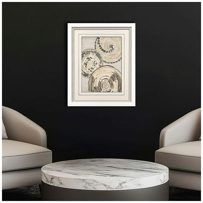 Image 4 Patterned Baskets I 26"W x 32"H Framed Art more views