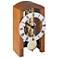 Patterson 7" High Cherry Finish Pendulum Table Clock