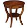Patterson Americana Cherry Round Wood End Table