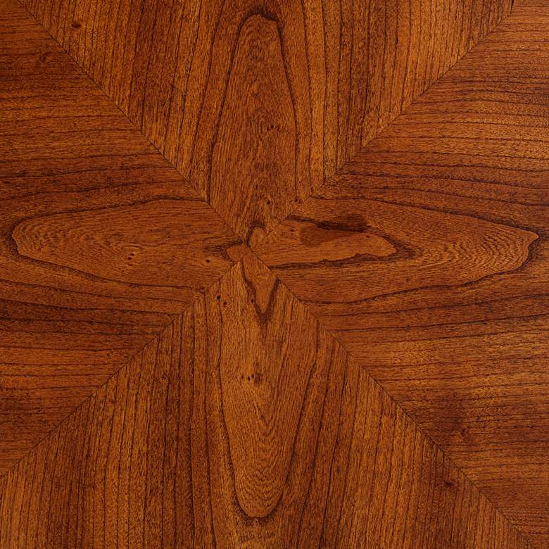 Image 3 Patterson II Americana 26" Wide Cherry Wood Round End Table more views