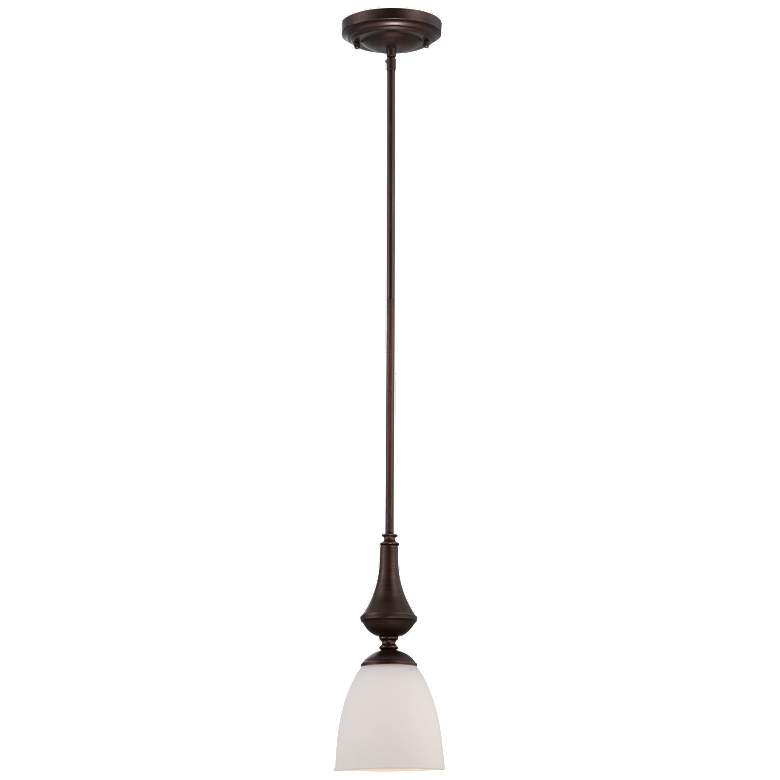 Image 1 Patton; 1 Light; Mini Pendant with Frosted Glass