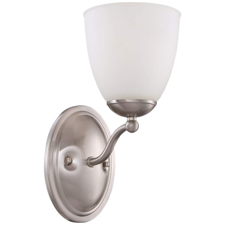 Image 1 Patton; 1 Light; Vanity Fixture with Frosted Glass