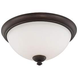 Image1 of Patton; 3 Light; Flush Fixture with Frosted Glass