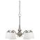 Patton; 5 Light; Chandelier (Arms Down) with Frosted Glass