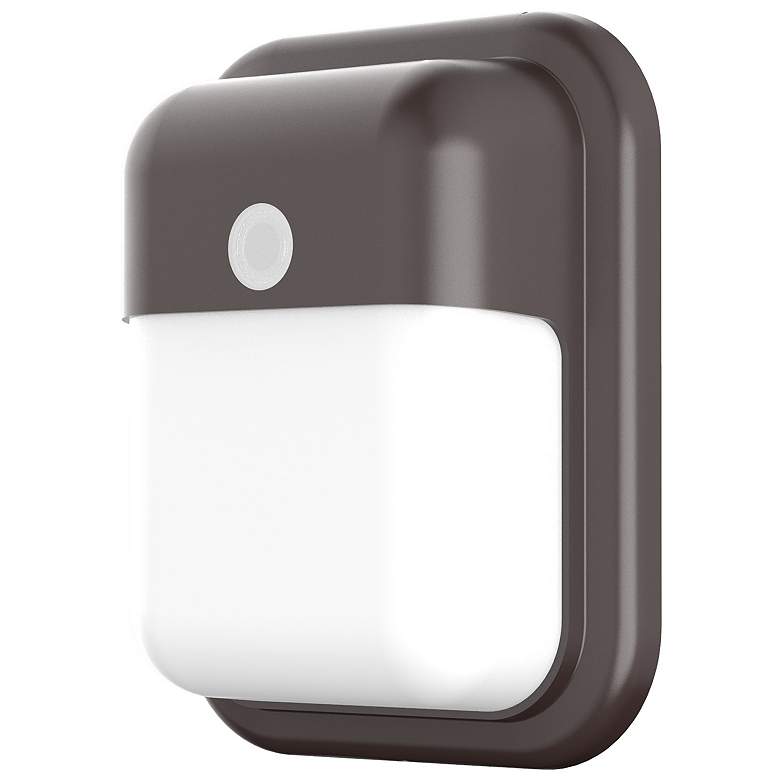 Image 1 Patton 7.75" High Bronze Outdoor LED Sconce