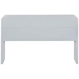 Image5 of Patty Pastel Blue Rattan Console Desk more views