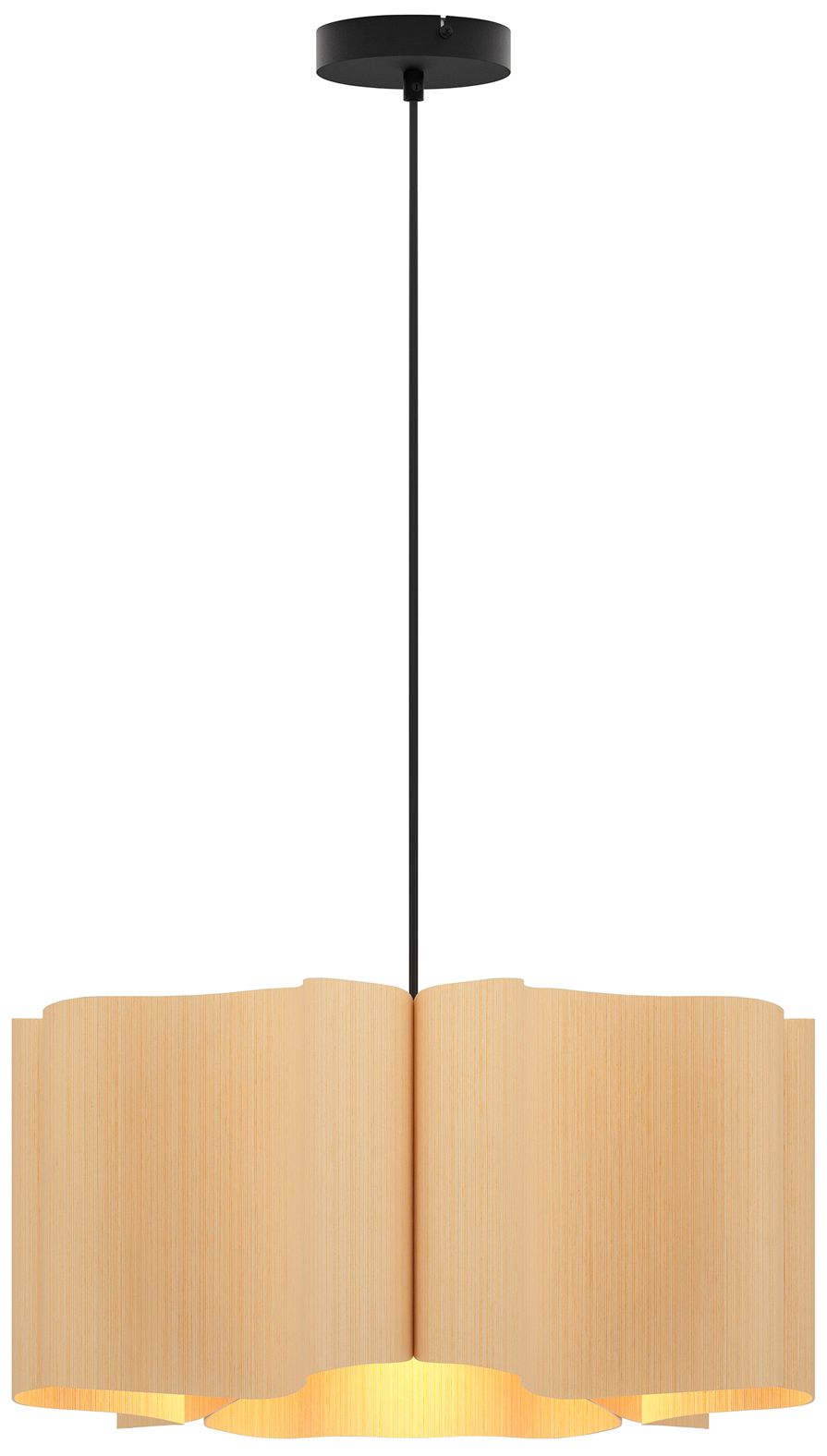 Paulina 19.8" Wide Ash Pendant