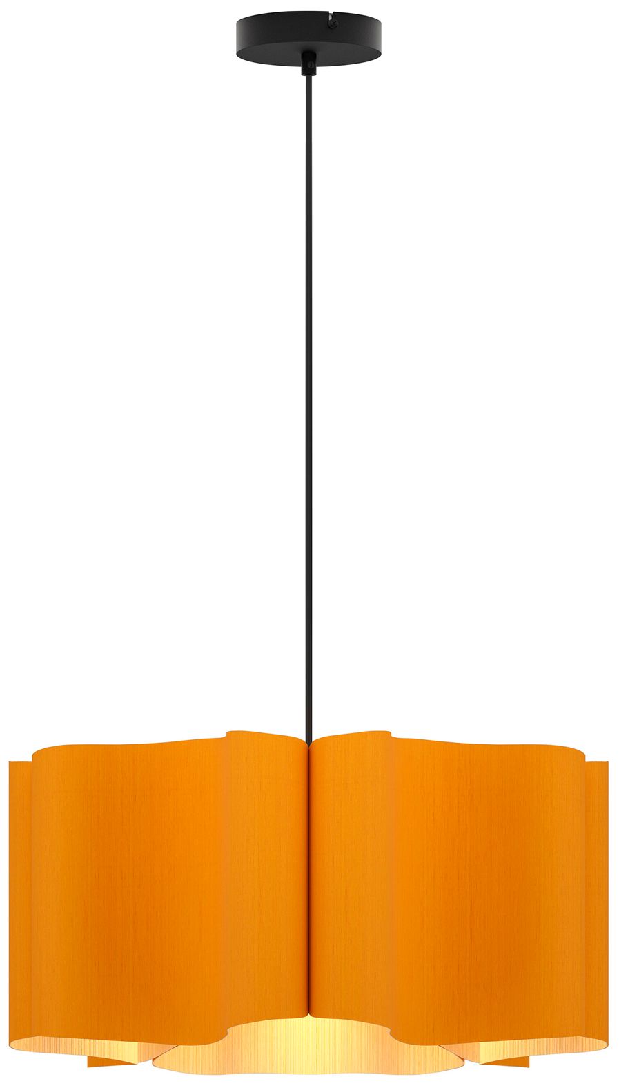 Paulina 19.8" Wide Ocher Pendant
