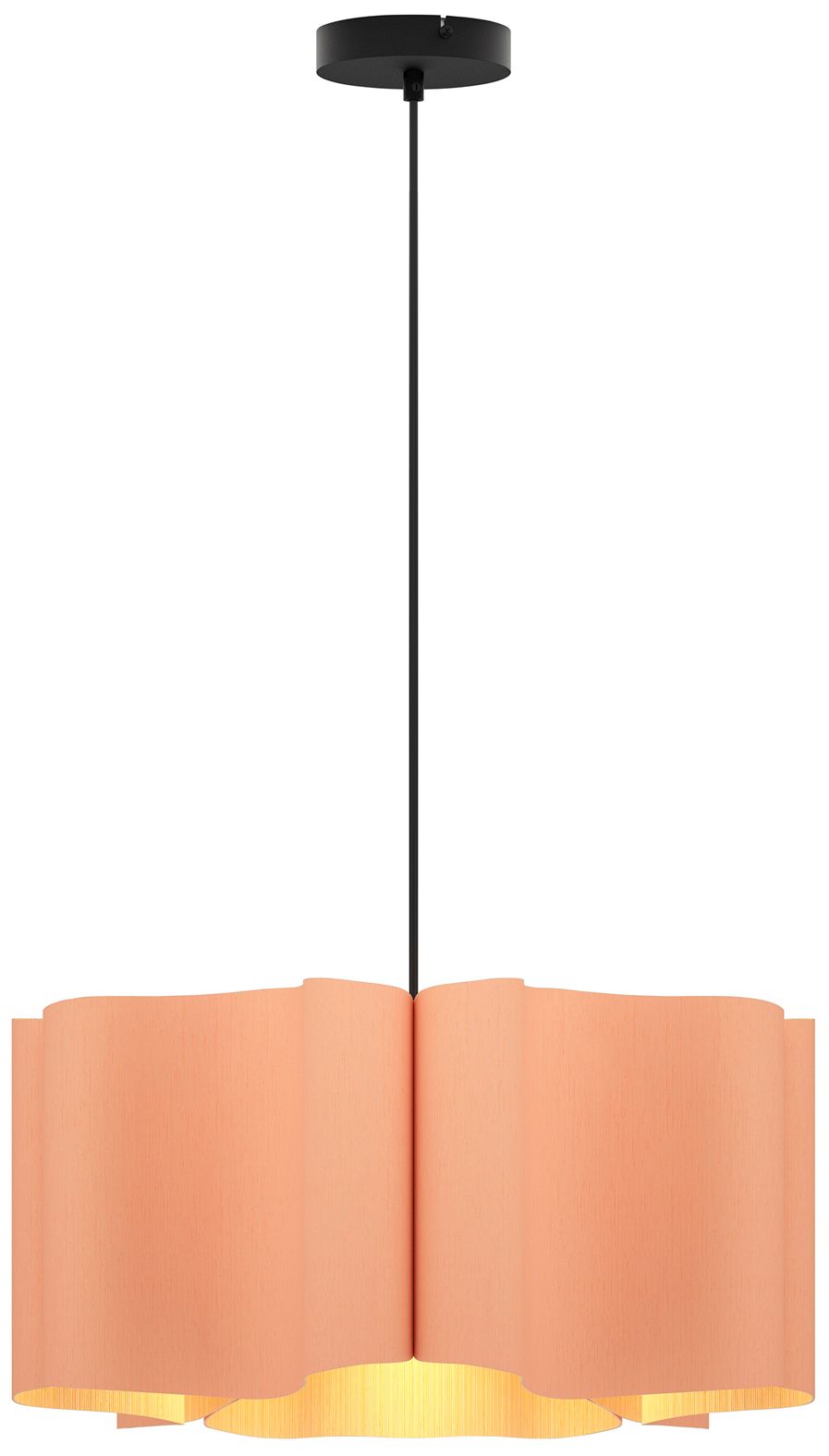 Paulina 19.8" Wide Rose Pendant