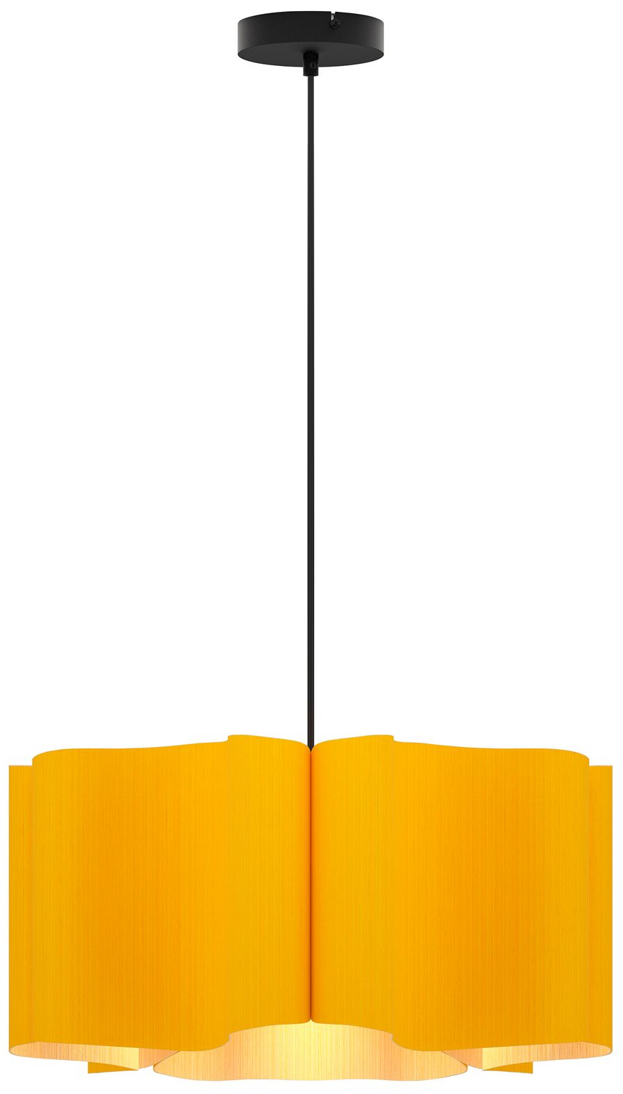Paulina 19.8" Wide Yellow Pendant