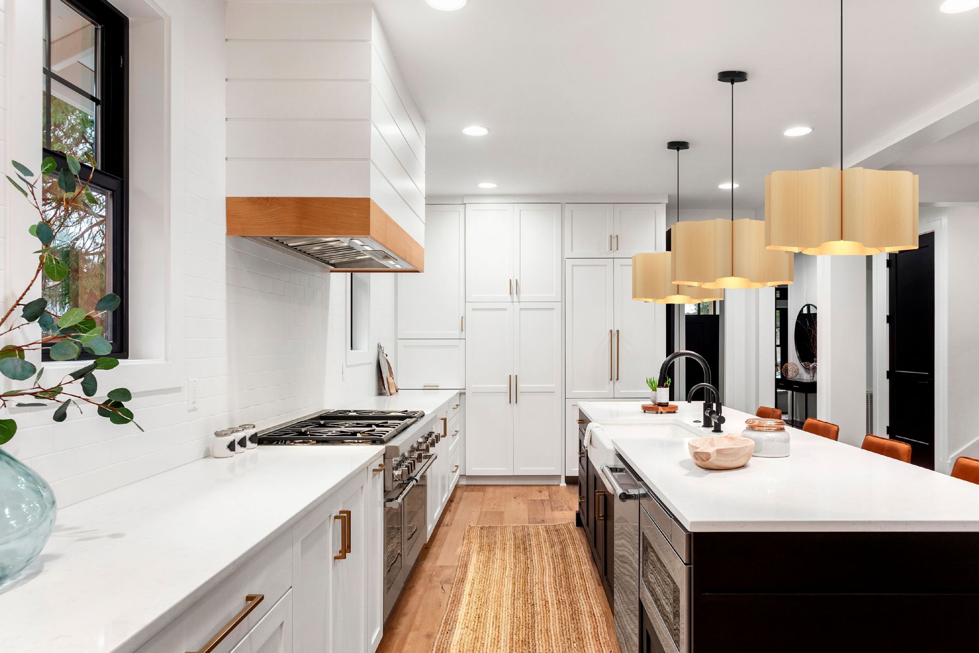 Image 2 Paulina Pendant WEP Light Collection - Black Finish - Ash Shade more views