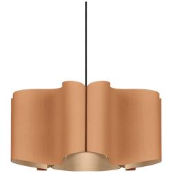 Paulina Pendant WEP Light Collection - Black Finish - Petribi Shade