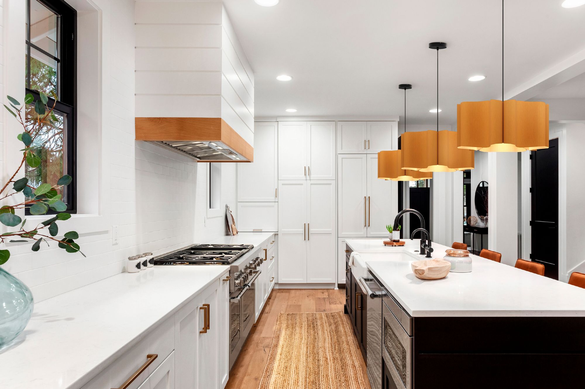 Image 2 Paulina Pendant WEP Light Collection - Black Finish - Petribi Shade more views