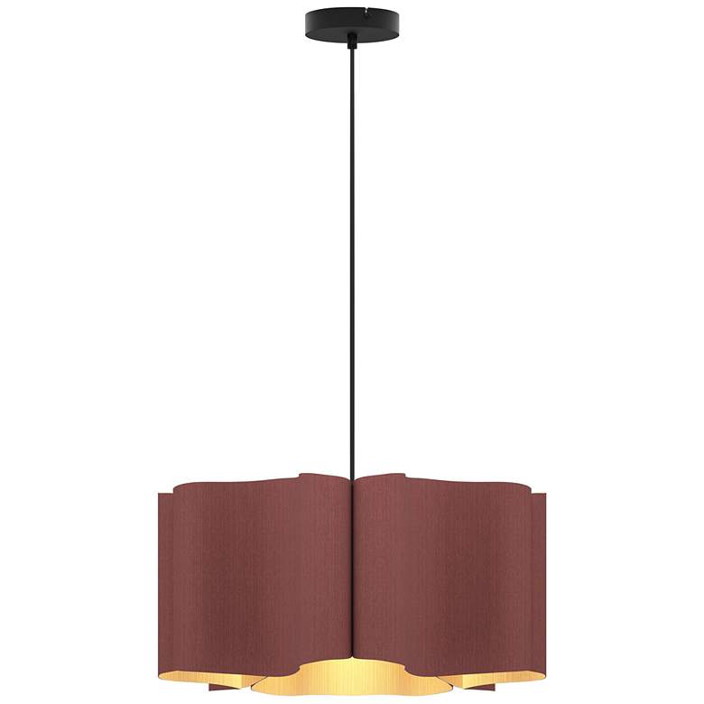 Image 1 Paulina WEP Collection 9.8" Violet Pendant