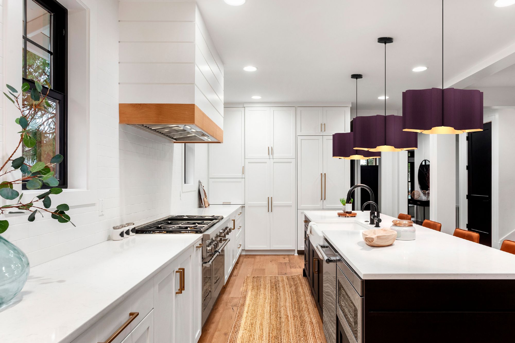 Image 2 Paulina WEP Collection 9.8" Violet Pendant more views