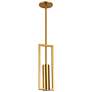 3_Pauline 5" Wide Aged Brass Mini Pendant