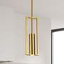 2_Pauline 5" Wide Aged Brass Mini Pendant