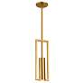 4_Pauline 5" Wide Aged Brass Mini Pendant more views