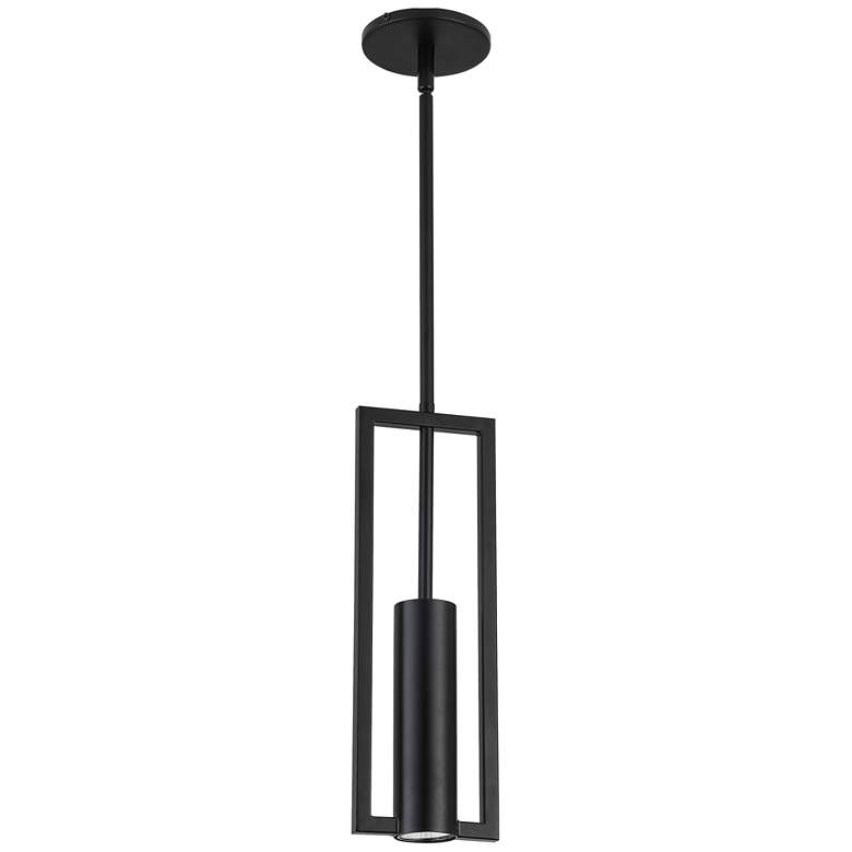 Image 2 Pauline 5" Wide Matte Black Mini Pendant