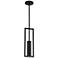 Pauline 5" Wide Matte Black Mini Pendant