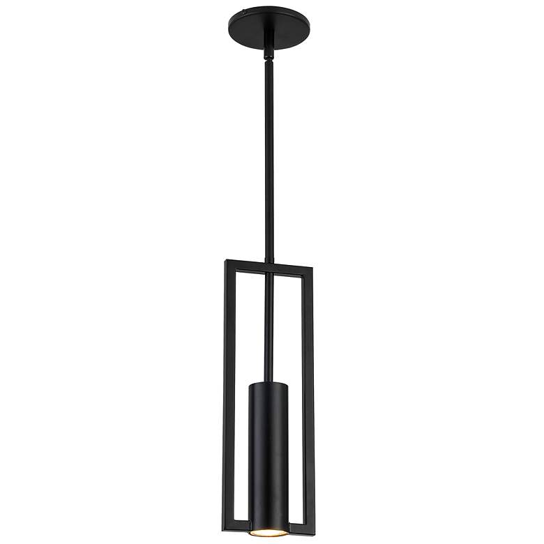 Image 3 Pauline 5" Wide Matte Black Mini Pendant more views