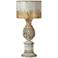 Pauline Antique White and Gold Pineapple Table Lamp