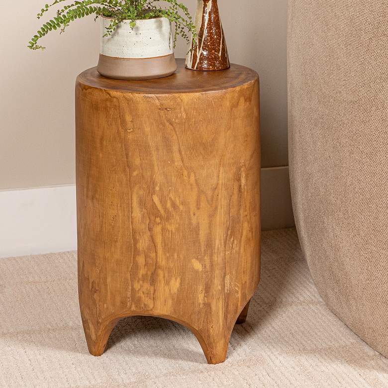 Image 1 Paulownia Wood Accent Table