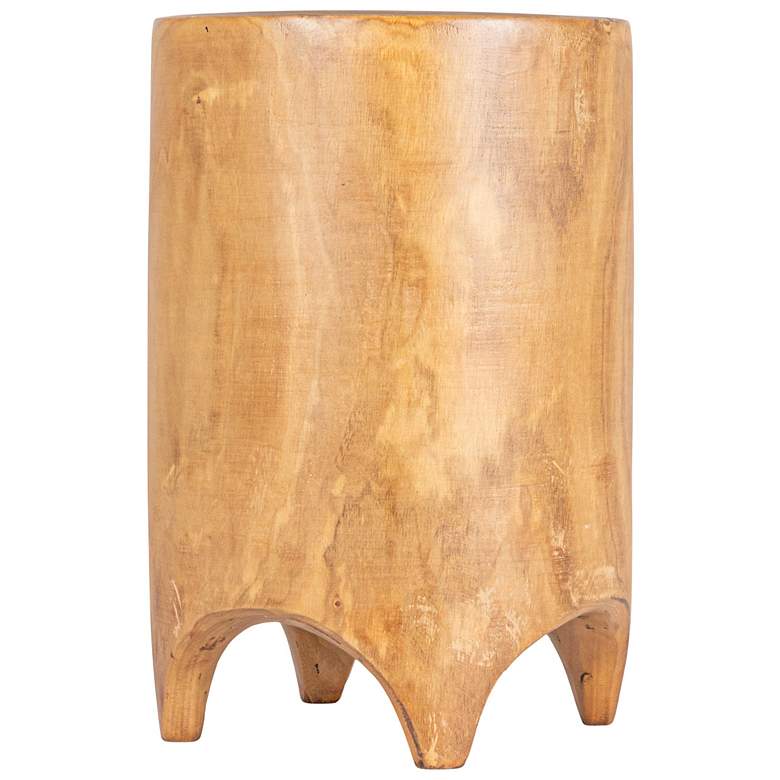 Image 7 Paulownia Wood Accent Table more views