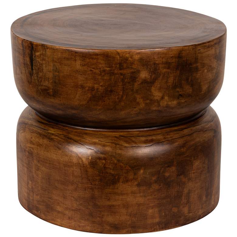 Image 1 Paulownia Wood Hourglass Coffee Table