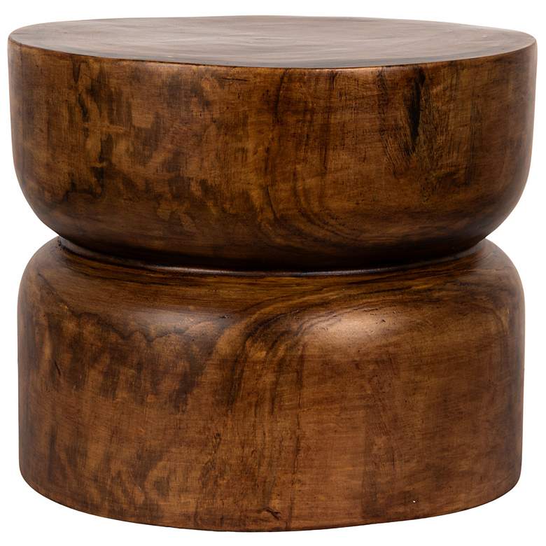 Image 4 Paulownia Wood Hourglass Coffee Table more views