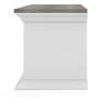 3_Pauly 63" Wide Gray Oak White Wood 3-Shelf Floating TV Stand more views
