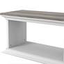 4_Pauly 63" Wide Gray Oak White Wood 3-Shelf Floating TV Stand more views
