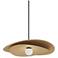 Paven 20" Wide Aged Brass 12W LED Pendant