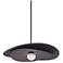 Paven 20" Wide Matte Black 12W LED Pendant