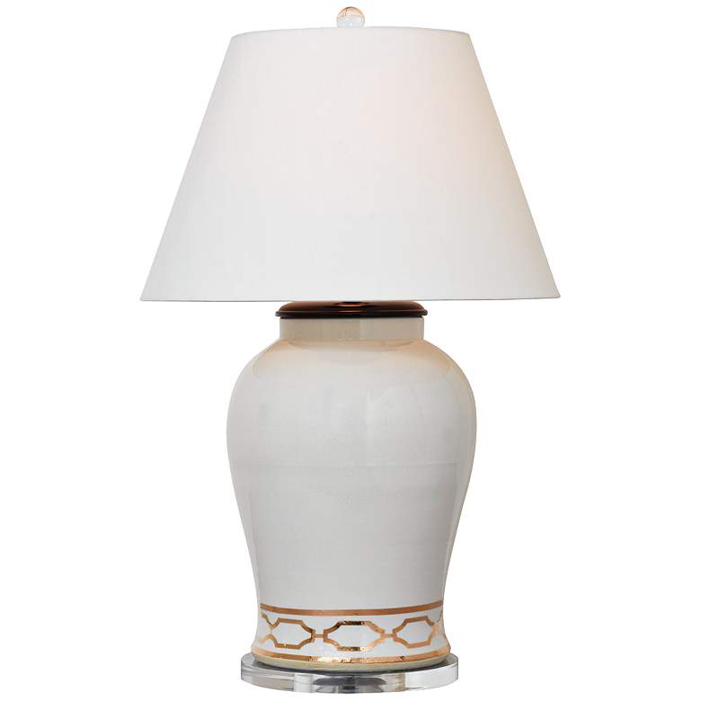Image 1 Pavillion White Porcelain Table Lamp
