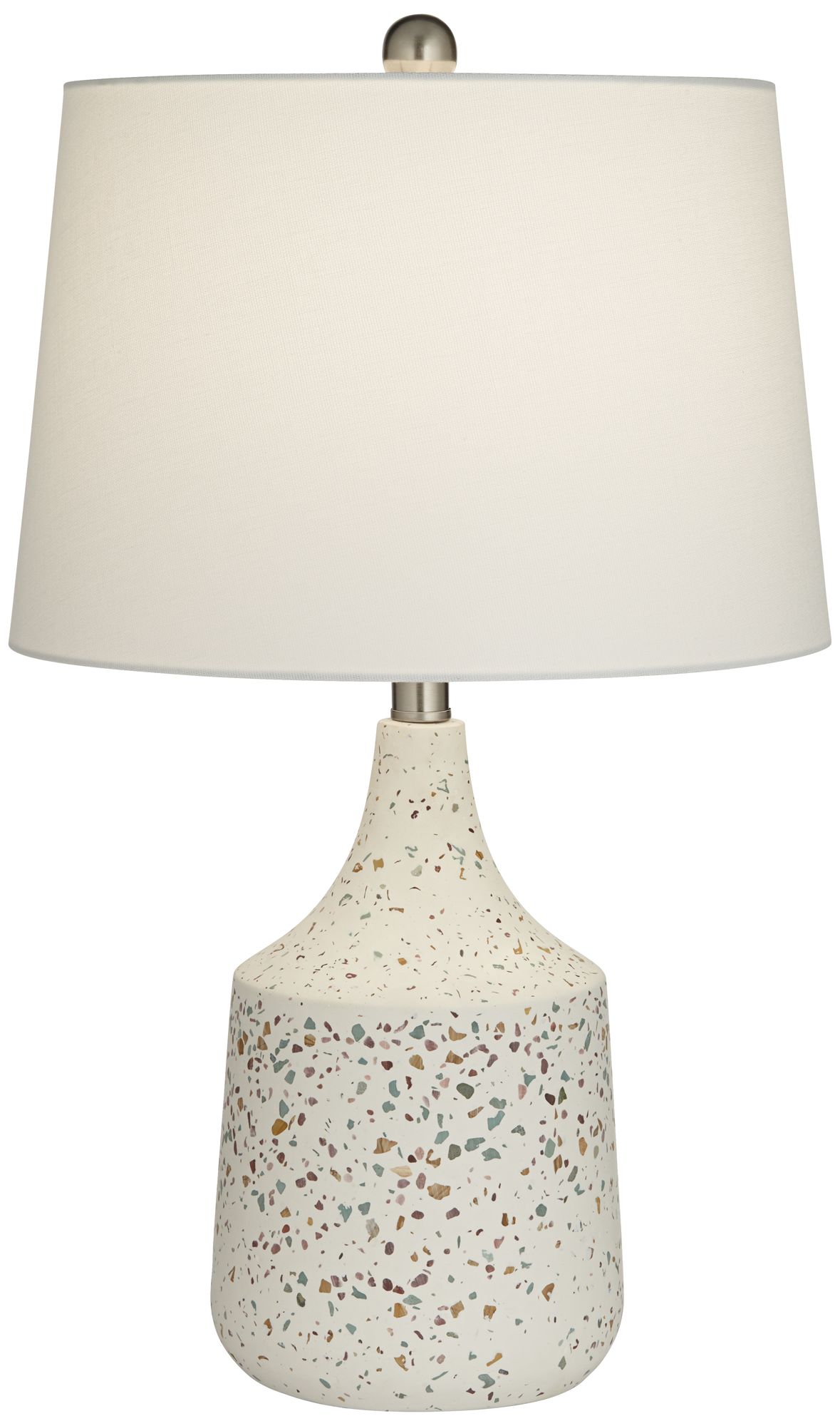 Image 3 Pavimento 23 1/2" High Modern Ivory Terrazzo Marble Table Lamp