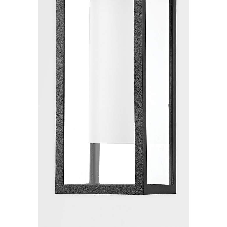 Image 4 Pax 16 1/2" High Textured Black Outdoor Wall Light more views