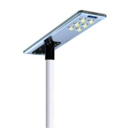 Paxon 59&quot; Wide Brown Solar Dusk-to-Dawn LED Street Light