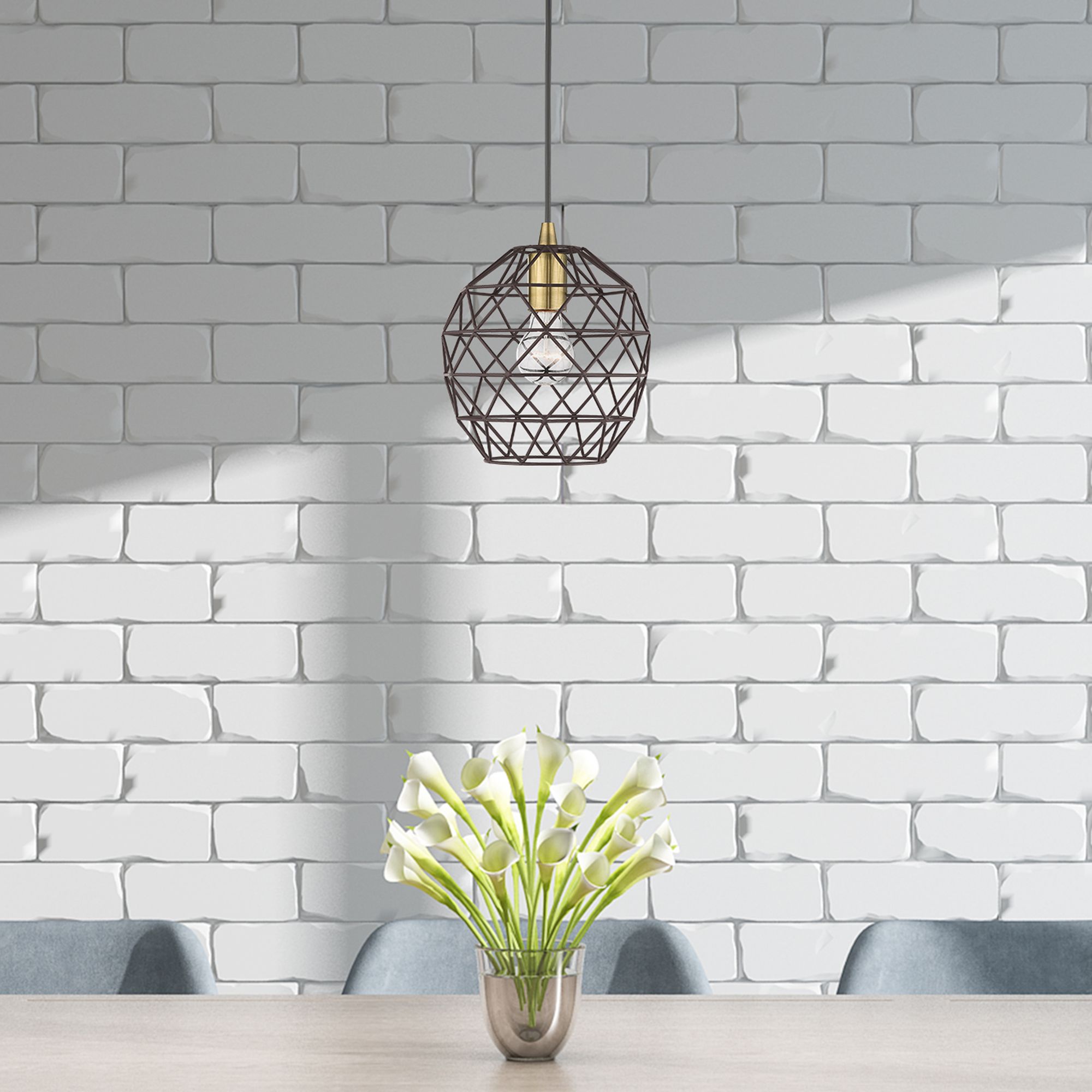 Thumbnail1 of Paxten 1 Light Bronze Mini Pendant