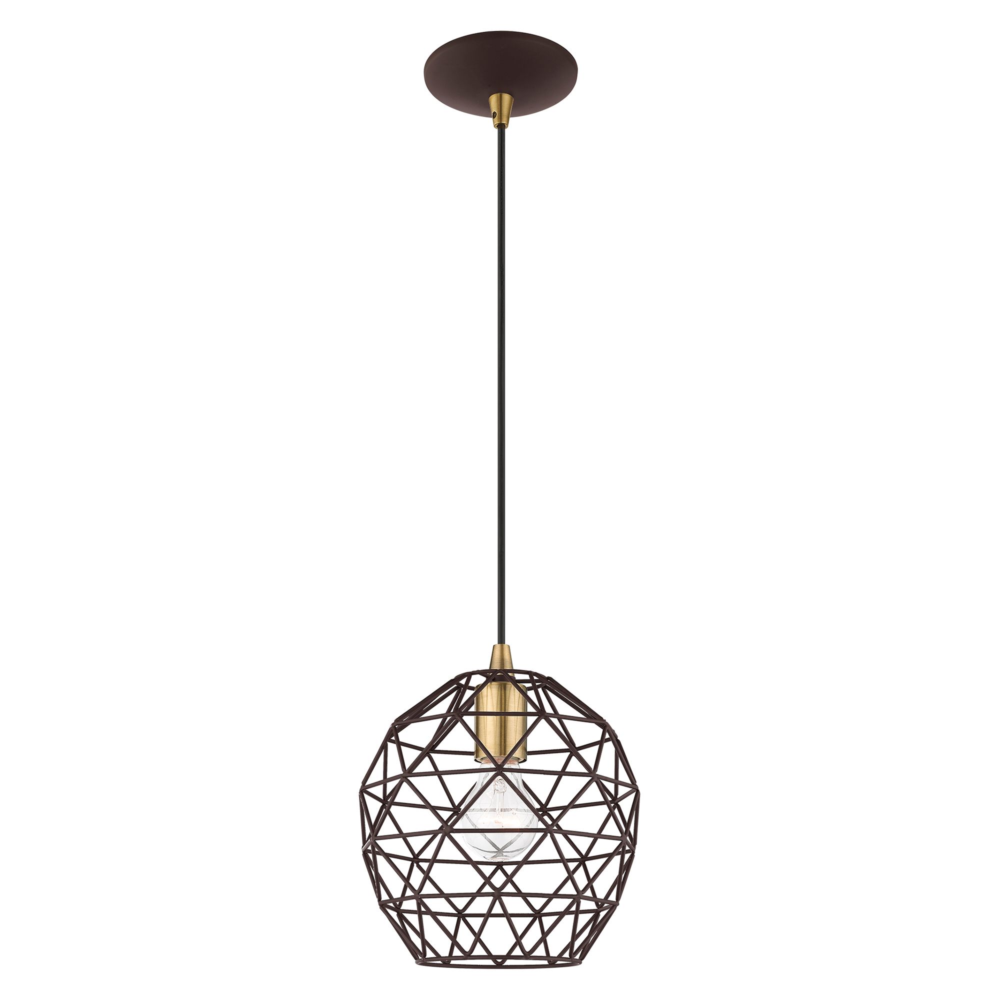 Thumbnail4 of Paxten 1 Light Bronze Mini Pendant more views