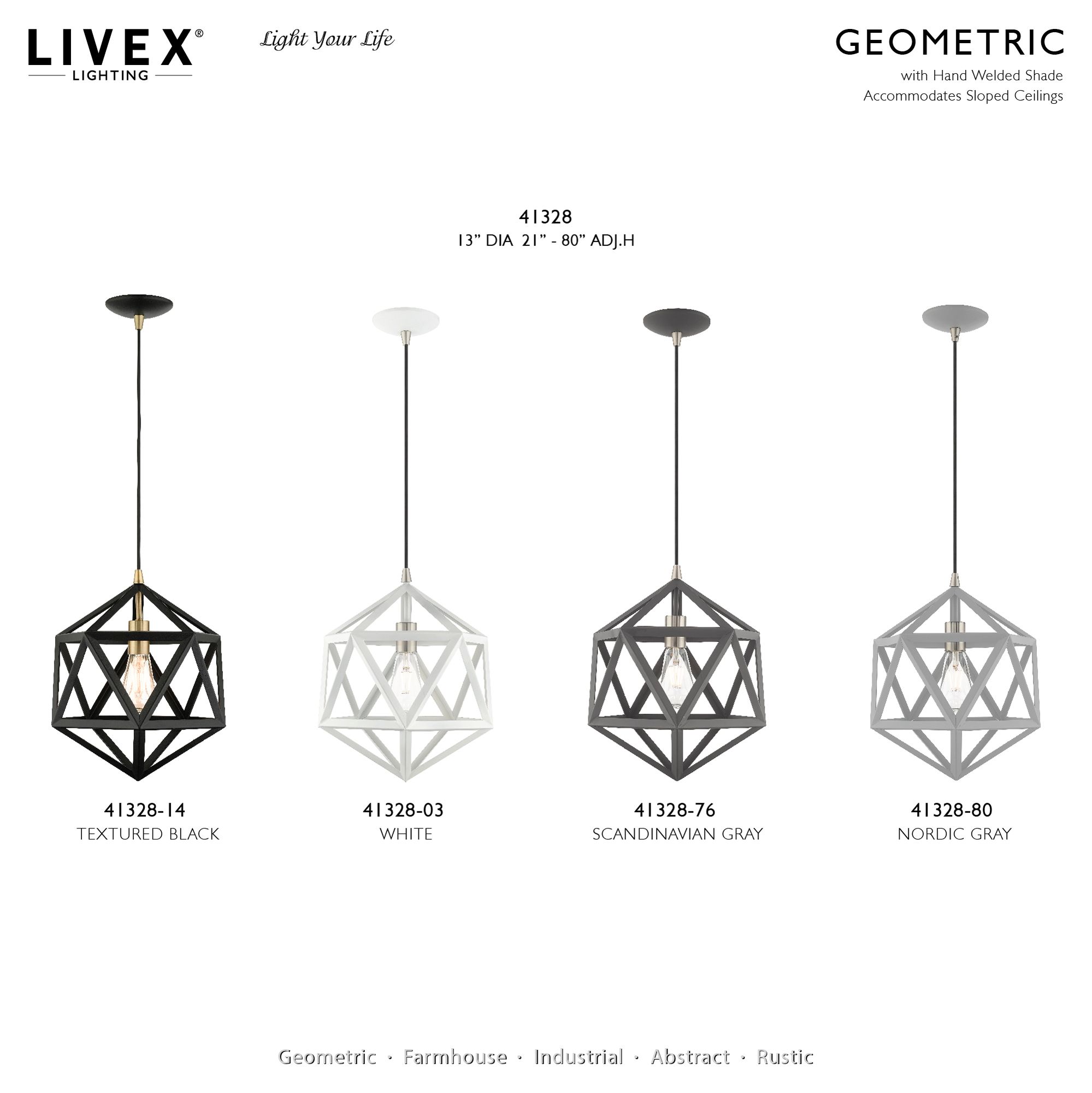 Image 6 Paxten1 Light Black Pendant more views